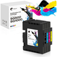 Hiipoo SG500 SG1000 Sublimation Ink Cartridge Compatible with Sawgrass Virtuoso SG500 SG1000 Printer, Latest Upgraded Chip No AB Serial Number(4-Pack, 1 Black, 1 Cyan, 1 Magenta, 1 Yellow)